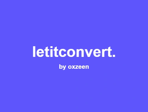 Letitconvert Free Online File Converter, Reducer and Downloader.