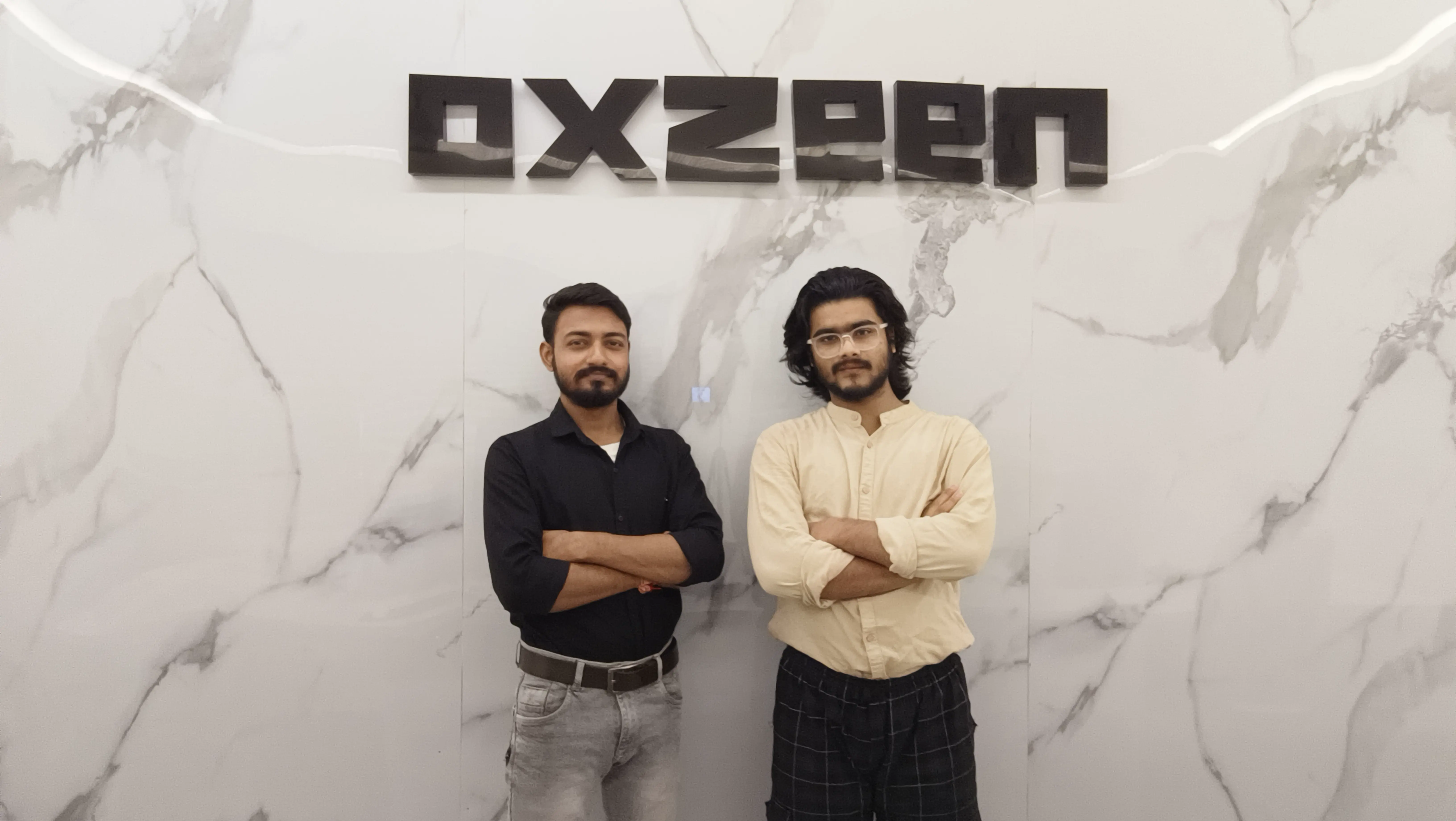 Abstract digital art representing Oxzeen's mission of building future-forward digital brands.